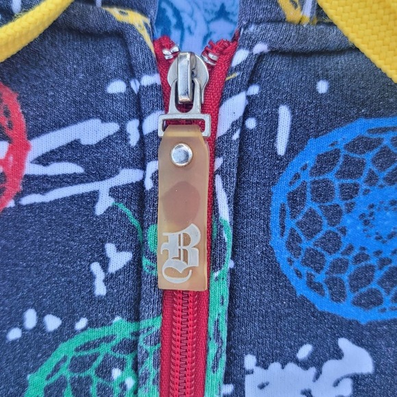 Vtg Bluez Full-Zip Hoodie - Picture 4 of 5